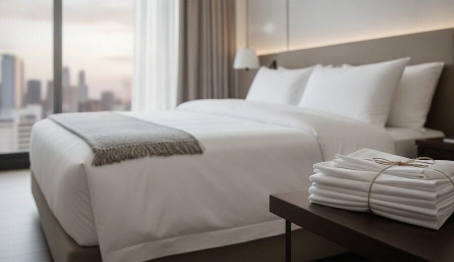 Pościel hotelowa: jak wybrać trwałą pościel do hotelu?